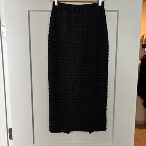 Urban Outfitters Black Textured Skirt